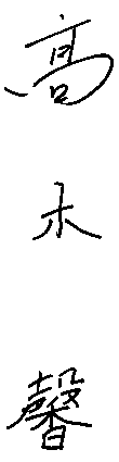 Sign of Kooru Takagi