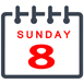 8 March