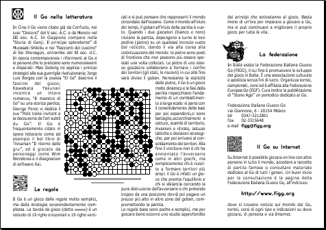 La seconda facciata del volantino